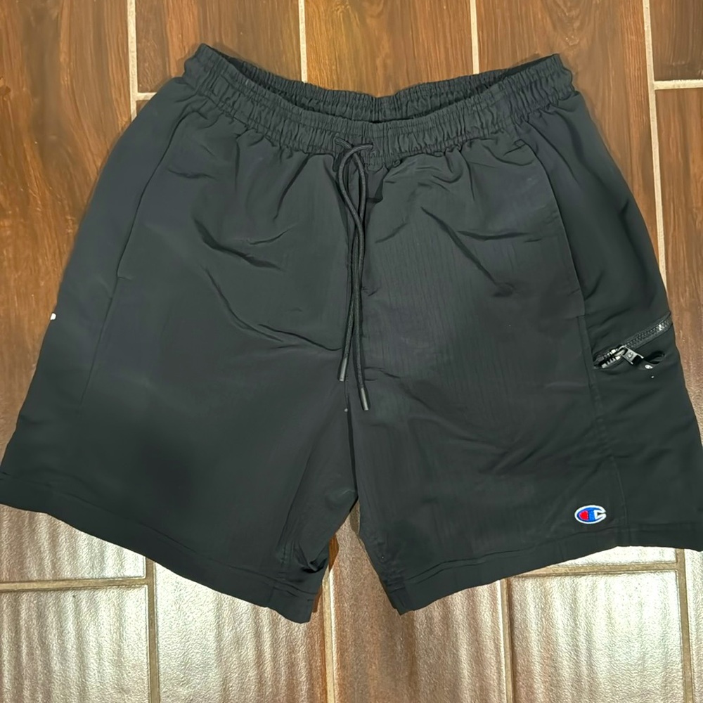 Champion Mens Mid Rise Workout Shorts